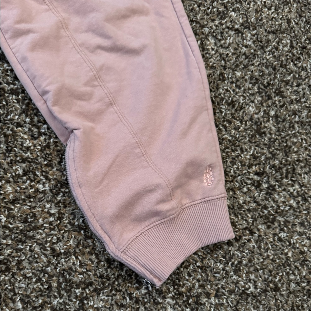 Free People Movement‎ Nothing But the Sweats Jogger Pants Size Extra Small Pink - Picture 5 of 10